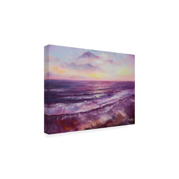 Emily Louise Heard 'Violet Ocean' Canvas Art,24x32